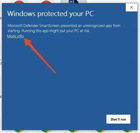 Download setup step 2