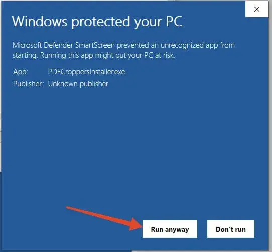 Download setup step 2